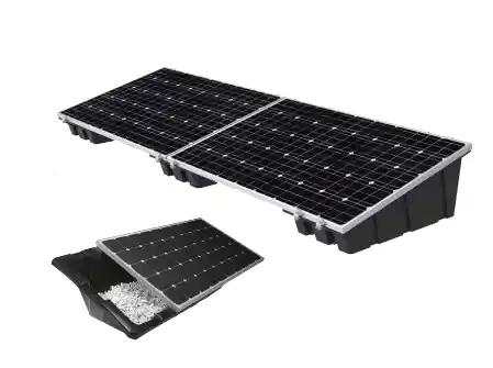HDPE Plastic Ballsted Solar Bracket