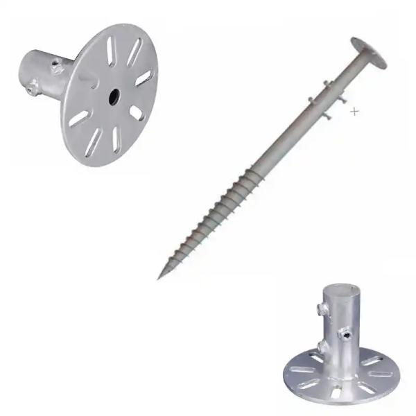 Ground Screw Anchor With Set Screws